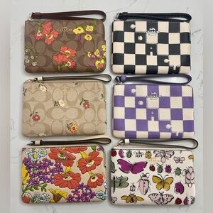 WINNER'S CHOICE Coach Corner Zip Wristlet, Limited Edition- NWT